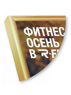 Рамка Нельсон 02, А4,  золото глянец анодир. в Нижнем Новгороде - картинка, изображение, фото